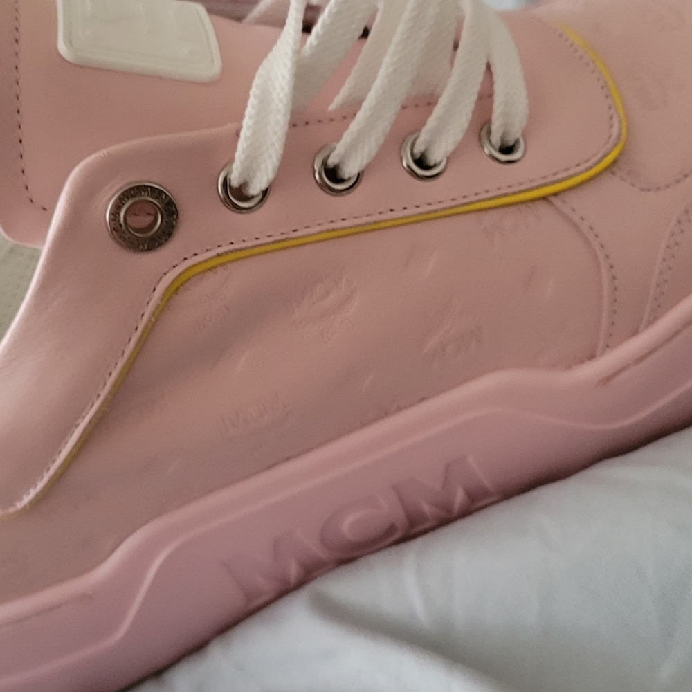 MCM Platform Tennis Shoes